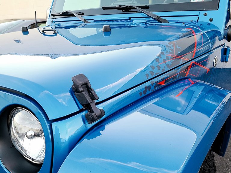 vehicle with paint protection film